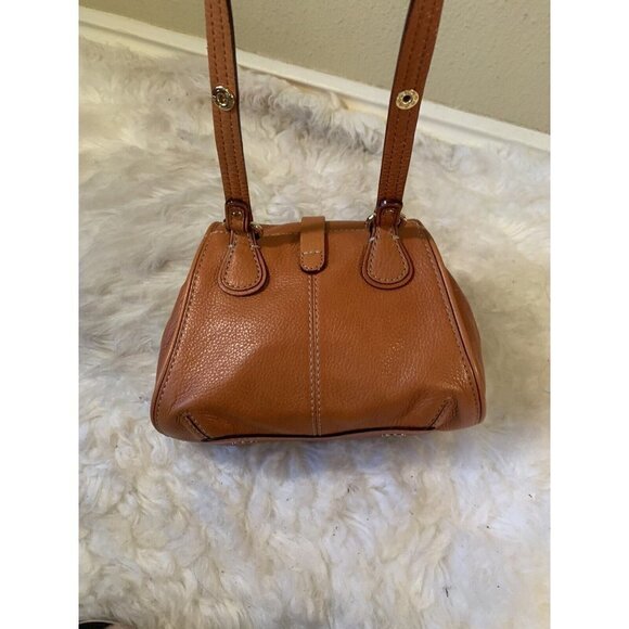 ISAAC Mizrahi leather drawstring Crossbody Purse - Picture 4 of 10